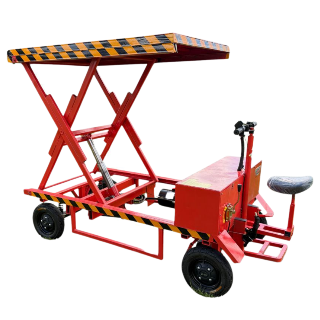 ELECTRIC Scissor Jack Lift Trolley – Hydraulic Lift Trolley 1.6m
